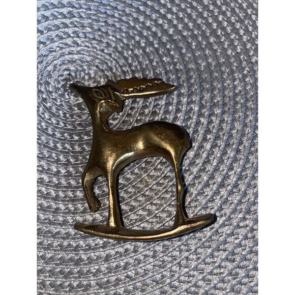 WC Designs Reindeer Brass Made In India - Picture 5 of 8